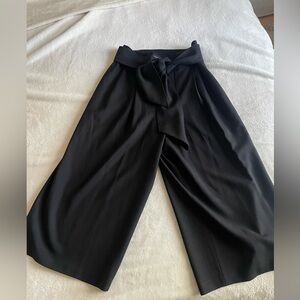 Elegant Black Wide-Leg Culottes from Club Monaco